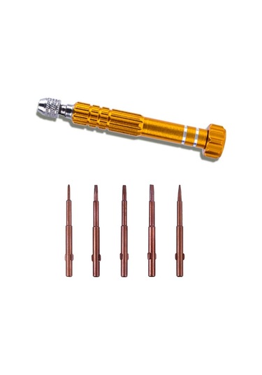 Tangshopping 5'ı 1 Arada Tornavida Tamir Kiti - Altın