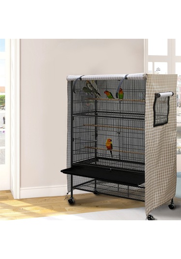 Kuş Kafesi Kapağı Hava Tasarımı Ayarlanabilir Kenar Yüksek Kalite Malzemeler Evrensel Boyut Kuşları Kötü Hava Koşullarından Korur