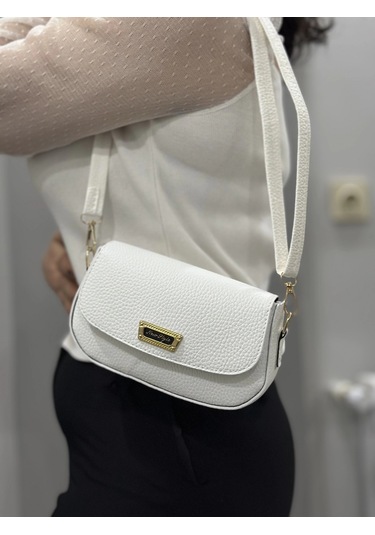 Biçomi Beyaz Cilt Jessi Çanta Beyaz