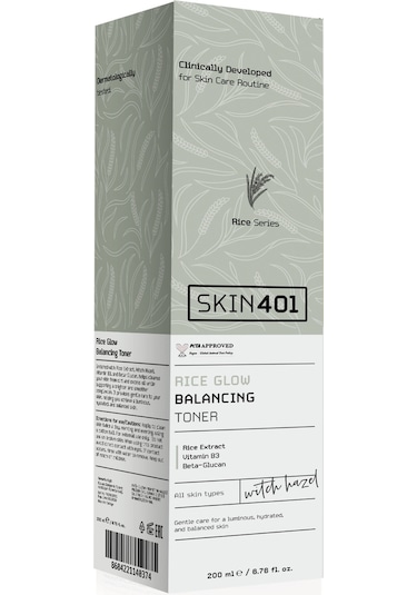 Skin401 Pirinç Özlü Aydınlatıcı Dengeleyici Tonik 200ml