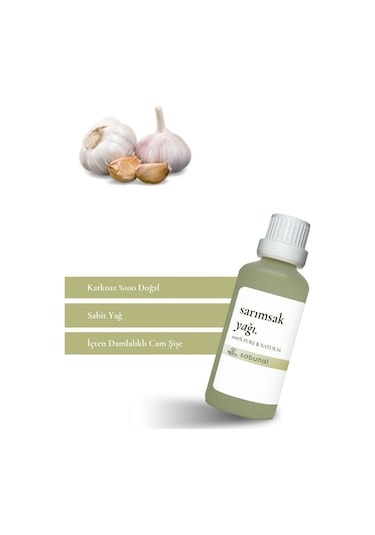Sabunal Sarımsak Yağı 50 ML - Saç Bakım Yağı