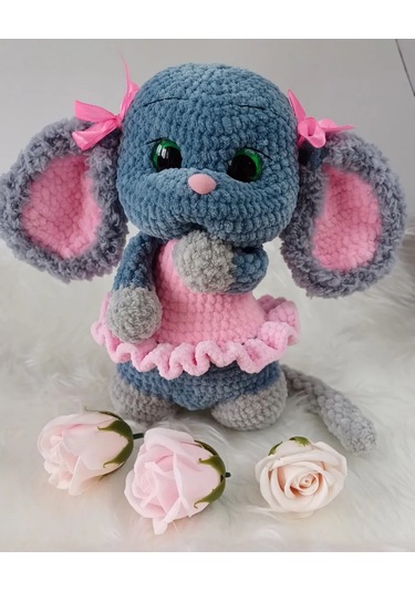 Wolans Plush İplik Bunny Baby Renk 26 Yeşil 2 Yumak 169029149