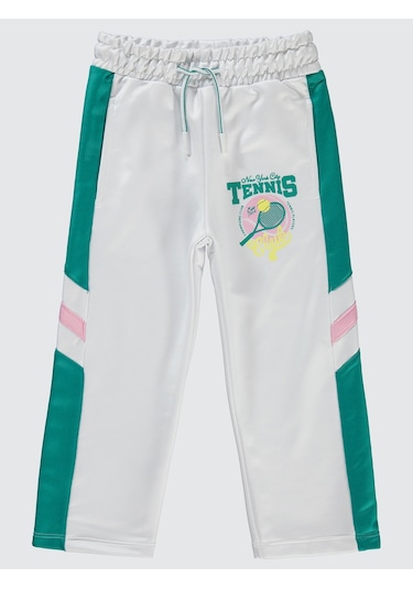 Civil Girls Kız Çocuk Eşofman Altı 2-5 Yaş Beyaz Beyaz