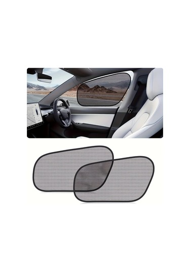 Hightower Tesla Model Y/3 Ön Arka Cam Güneşlik Seti Pvc Elektrostatik Yapışma Kolay Kurulum