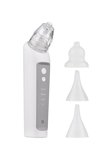 Vkemall Bebek Elektrikli Burun Emici - 3 Seviye Emme Gücü, Düşük Gürültü, Rahatlatıcı Müzik, Usb Şarjlı Pil Ve 3 Silikon Uç 500mah