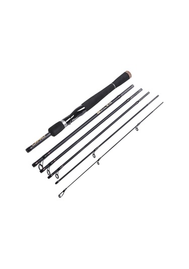 Lemestar Kompakt Seyahat İçin 6 Bölümlü 2.1m Karbon Fiber Ultra Hafif Spinning/casting Olta Kamışı Taşıma Çantasıyla