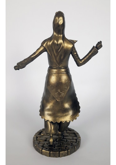 Harmandalı Oynayan Zeybek & Gelin Temalı Biblo Takımı