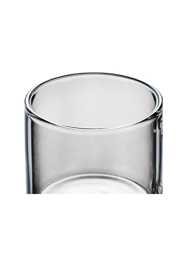 Homyl 250 Ml Cam Bardak Şampanya İçme Bardağı Yuvarlak Gri Gri