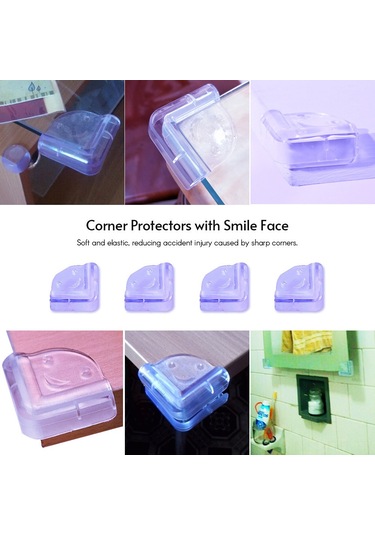 Hangfox 38 Parça Çocuk Güvenlik Seti: Dolap Kilitleri, Prizi Koruyucuları, Köşe Tamponları Ve Kapı Tıkacı - Çocukların Tüm Yönlü Korunması İçin Çok Renkli