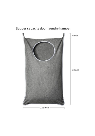 Yifomall Duvar Monteli Mavi Çamaşır Sepeti - Ev Dekoru İçin Asılı Depolama Çantası, Kapı/perde Arka Organizatörü Diğer