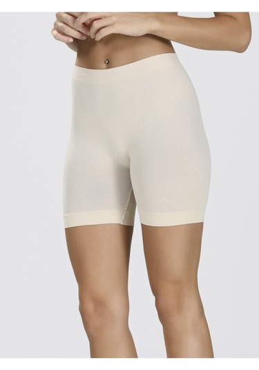 Bonbonetti Kadın Ten Dikişsiz Şort Tayt 2029 Ten Kadın Külot Ten Rengi