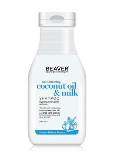 Beaver Coconut Oil & Milk Shampoo Hindistan Cevizli Şampuan 350 ML