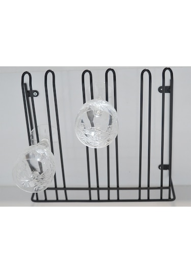 Siyah 3 Bölmeli Bar Kadehlik Bardaklık