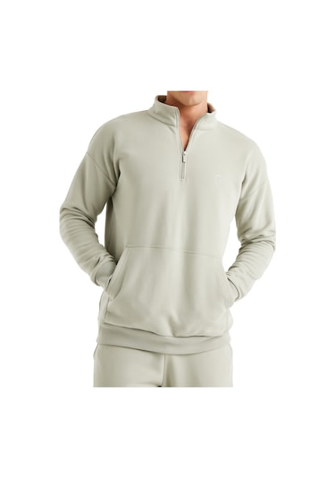 Blackspade Erkek Sweatshirt 40620 - Yeşil Yeşil