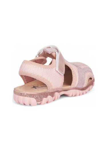 610 Kız Çocuk Okul Öncesi Sandalet Pudra