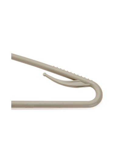 Gondol 6'lı Plastik Elbise Askısı - Gri - 38 Cm Gri