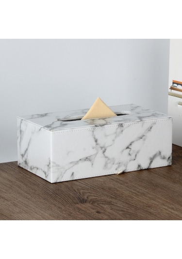 Suntek Pu Deri Doku Kutusu Kağıt Kapak Tutucu Dağıtıcı