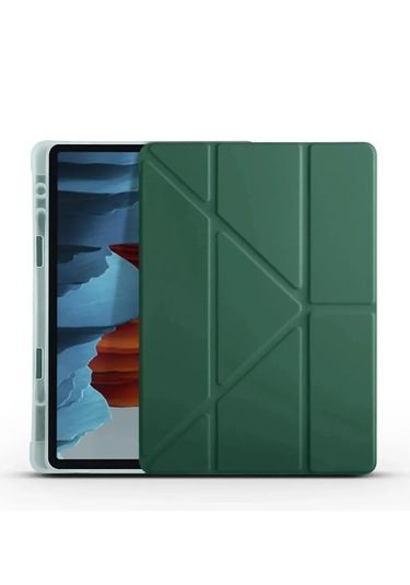 İvoomi Galaxy Uyumlu Tab S7 Fe S8 Plus 12.4 Standlı Kalem Bölmeli Kılıf