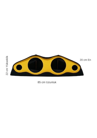Universal Sarı Renkli Kapaklı Pandizot 20 Cm