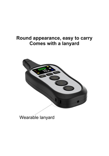 Köpek Tasması Barker, Uzaktan Kumandalı Köpek Eğitmeni Ultrasonik Elektrik Şok Tasması Köpek Eğitim -siyah