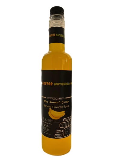 Coffee Naturelle Muz Aromalı Kokteyl Şurubu 750 ML