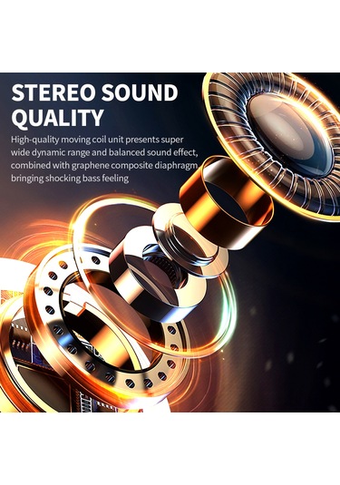 Qingmipy Lecoo C1 Bluetooth 5.1 Kulak İçi Kulaklık: Grafenli Hoparlör, İkili Hd Konuşma, Akıllı Dokunmatik Kontrol, Spor Ve Koşu İçin Siyah