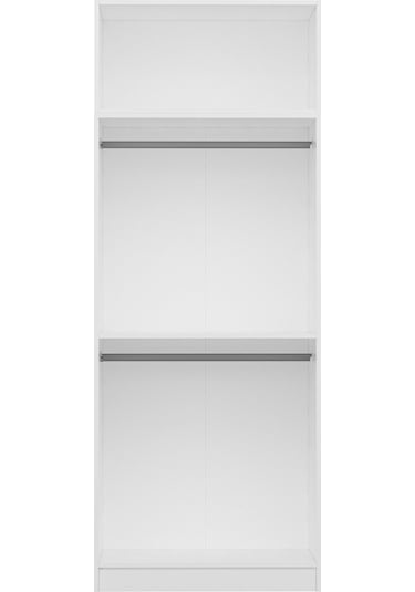 Kale 2 Kapaklı Zincir Dolap-yüklük - Beyaz 255cm