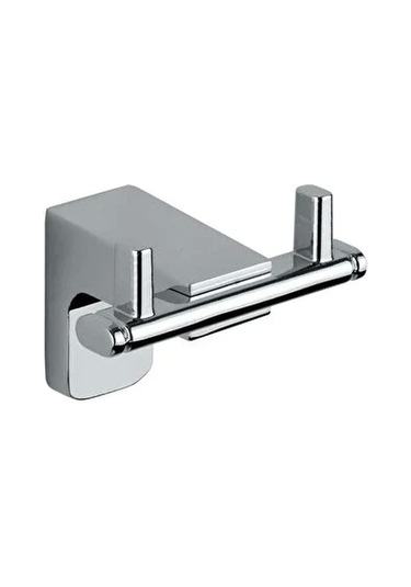 Deppot F1 İkili Bornoz Askılık-krom Çok Renkli