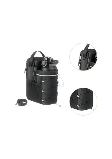 Suntek Erkekler Kadınlar Spor Salonu Saklama Çantası Binicilik Siyah