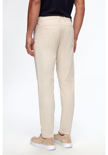 Ds Damat Slim Fit Taş Gabardin Denim Pantolon 4hcc3t404003m Taş