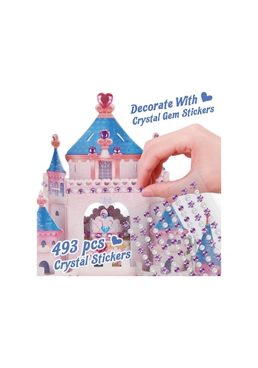 E1623H Cubic Fun. Prenses Gizli Bahçe Şatosu 92 Parça. 3 Boyutlu