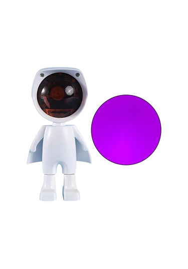 Homyl Projektör Atmosfer Işık Gece Lambası Arka Plan Mor Mor