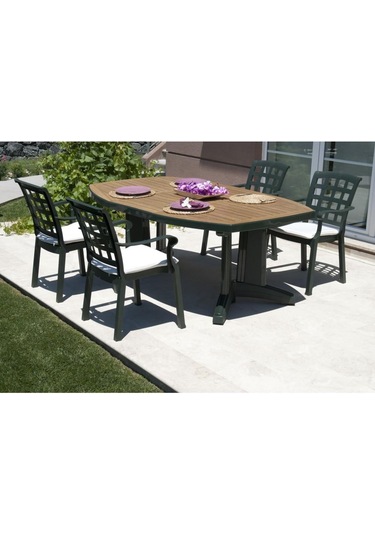 Papatya Pasha Koltuk - Plastik Bahçe Balkon Koltuğu