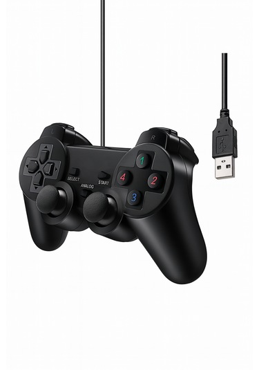 Yüksek Kaliteli Joystick Kablolu Oyun Kolu Pc Uyumlu