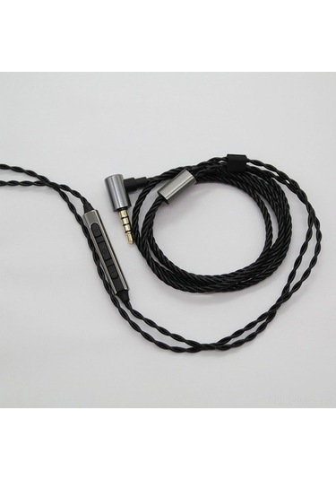 Shure Se315 Se535 Se846 İçin Mmcx Yükseltme Kablosu - Siyah, Pvc Malzeme, 125cm Uzunluk