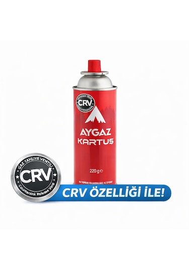 Bütan Kamp Gaz Kartuşu Valfli - 1 Adet Çok Renkli