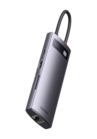 Baseus Starjoy 8-port Multifonksiyonel 8in1 Type-c Hub Adaptör D