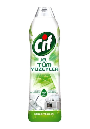 Cif Jel Tüm Yüzeyler Yüzey Temizleyici Bahar Ferahlığı 4 x 750 ML