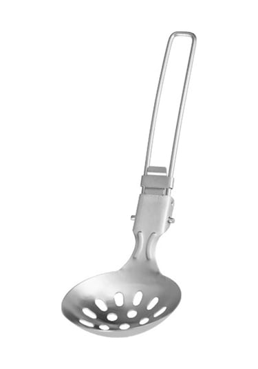 Cbtx Outdoor Paslanmaz Çelik Kamp Pişirme Gereçler Isıya Dayanıklı Yapışmaz Katlanabilir Kolu Açık Barbekü Taşınabilir Spatula Turner Kevgir Kaşık D