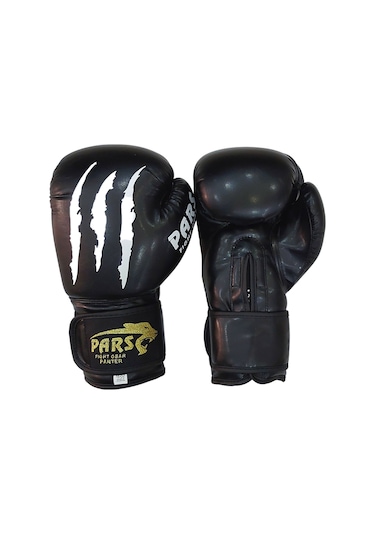 Pars Panter Boks Kick Boks Muay Thai Eldiveni Siyah