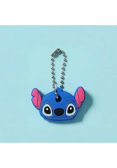 Mınıso 46 Modelli Toptan Anime Anahtarlık Kapağı - Minnie Karikatür Taşınabilir Anahtarlık Tutucu Haki Haki Green