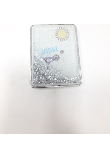 Rival Summer Yazılı Dikdörtgen Makyaj Aynası