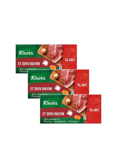Knorr Et Suyu Bulyon 24 Lü 240 Gr X 3 Adet
