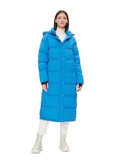 Only Onlann Premium Puffer Coat Kadın Günlük Mont 15287913-dırectoıre-blue Mavi