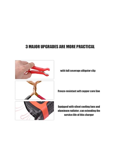 Yunboo 12v 5a Akıllı Akü Şarj Cihazı, Moto Ve Araç İçin Tamir Edici, Kurşun Asitli, Evrensel Uyumlu, Avrupa Standartı