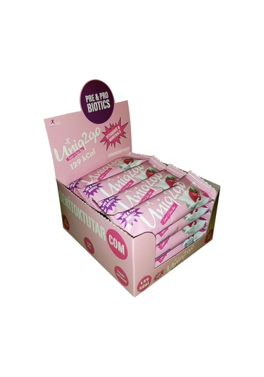 Uniq2go Tatlı Ekşi Pre-Probiyotik protein Bar 38 G - 16 Adet