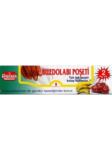 Petek Buzdolabı Poşeti 2 KG
