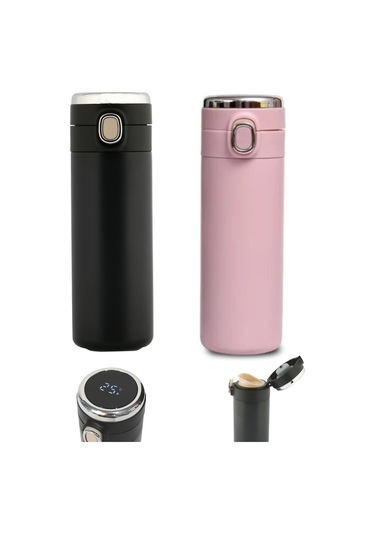 Paslanmaz Çelik 420ml Led Ekranlı Termos Al4379