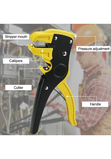 Papağan Pense Kablo Ucu Sıyırıcı Pense Kablo Soyucu Kesici