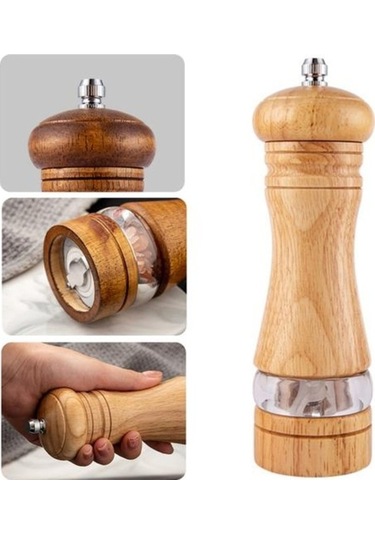 Besthome1 Kahverengi 6 Tuz Öğütücü, Pürüzsüz Yüzey, Kullanışlı Mutfak Aracı Kahverengi